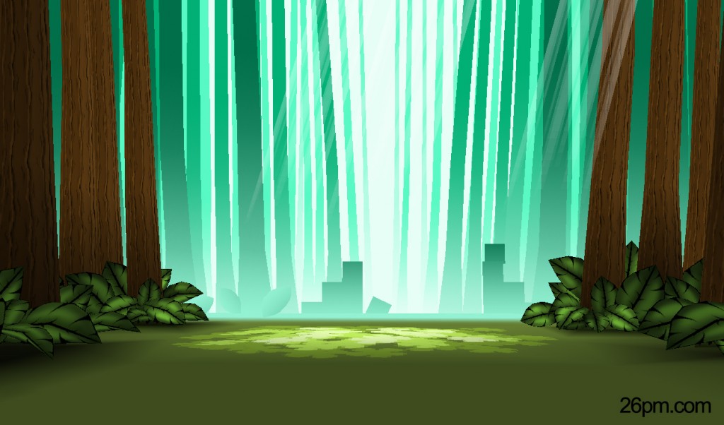 indie iPhone Game Environment Art - Work in Progress - Monkey Forest - Josiah Munsey 26PM